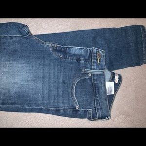Studded Levi 311 ankle jeans